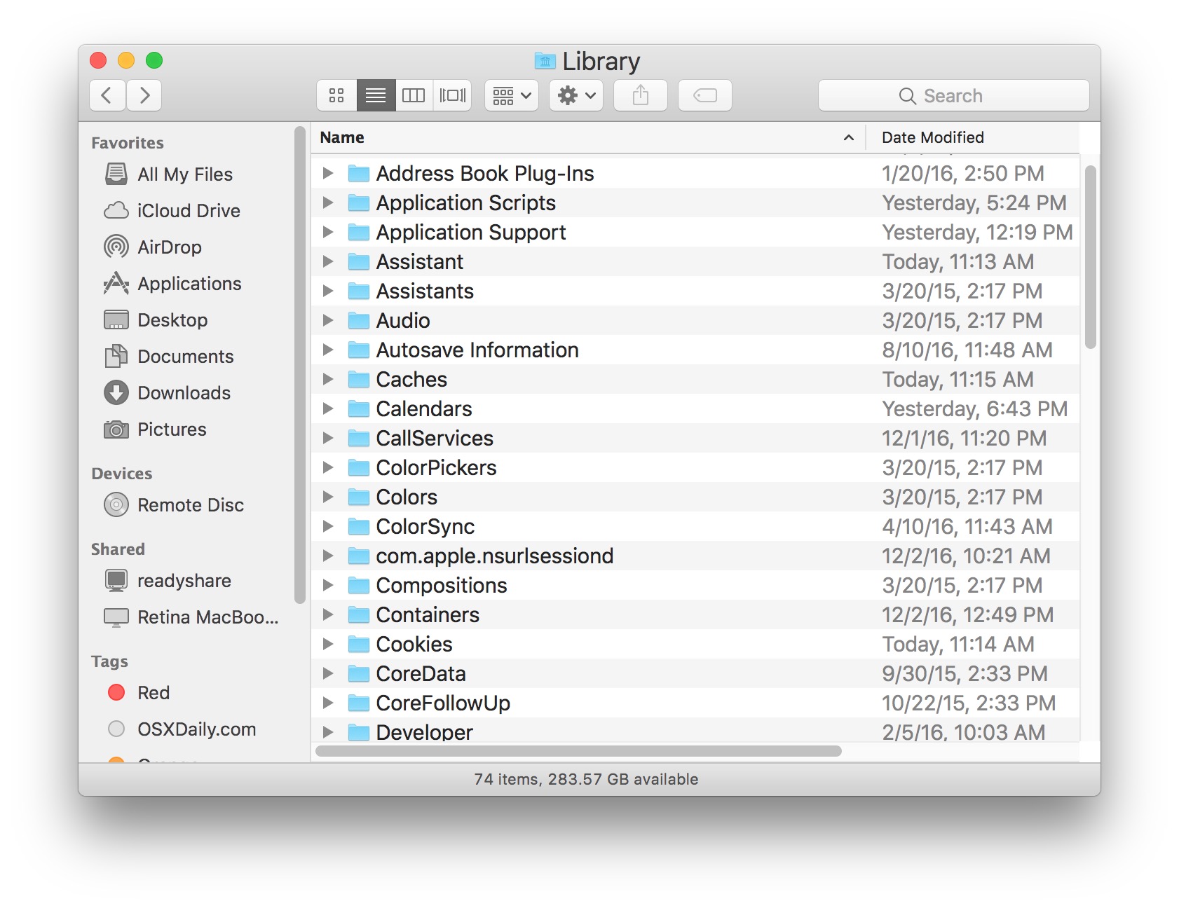 What Is Library For Mac